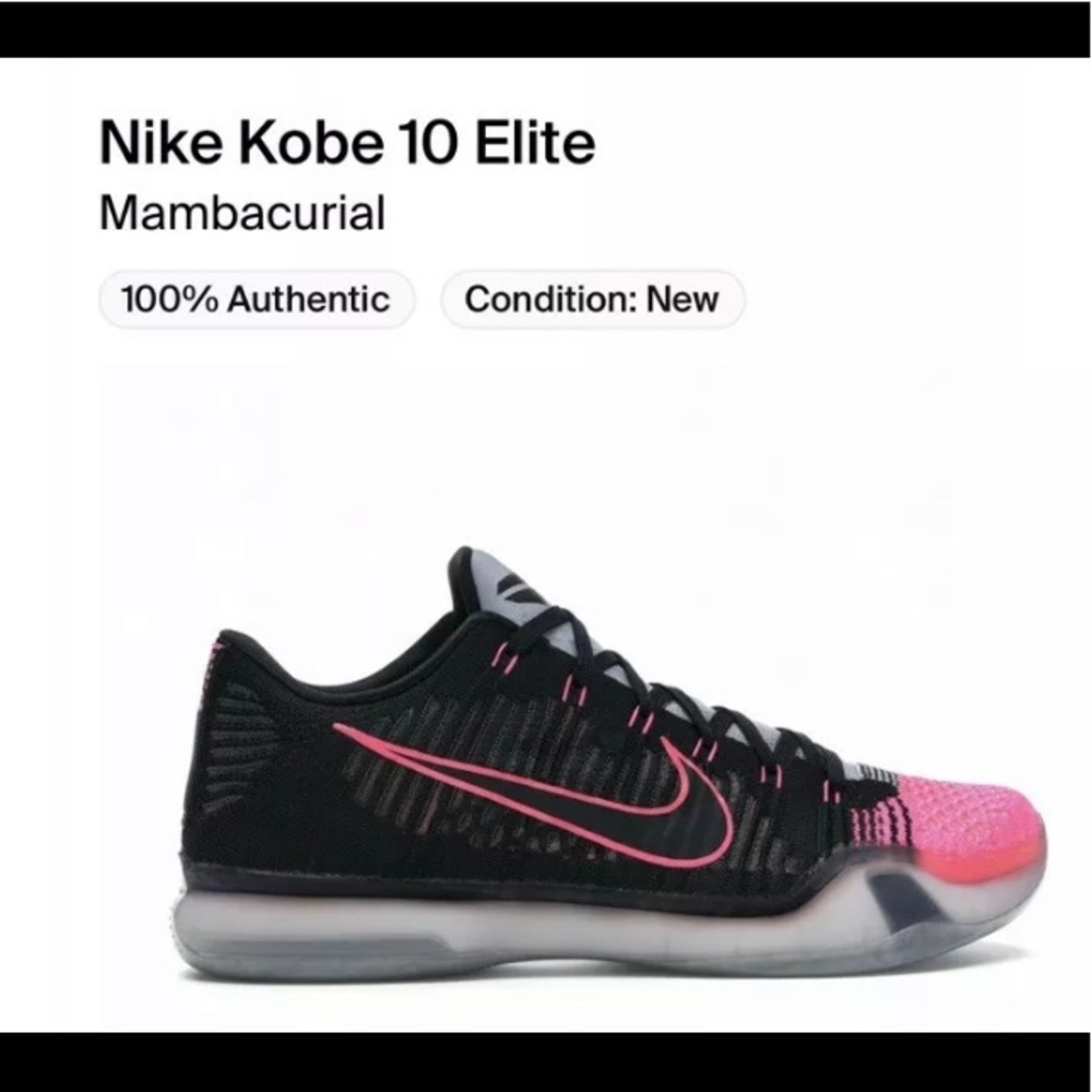 Nike Kobe X Elite low Mambacurial 10.5